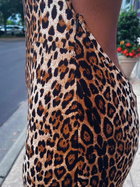 Sasha Leopard Dress